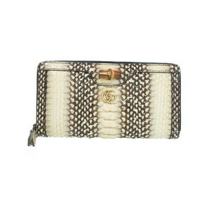 Gucci Diana Python Wallet Zip Around Long